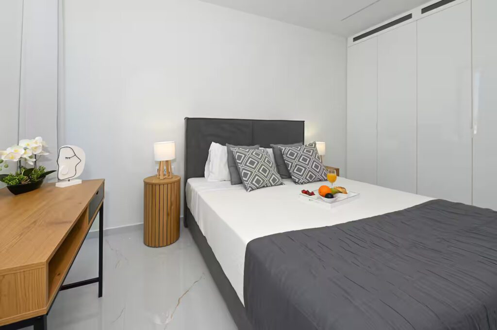 Bedroom B (1) of City Gem Suite Heraklion Crete at KM Living