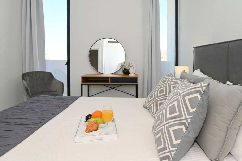Bedroom B (2) of City Gem Suite Heraklion Crete at KM Living