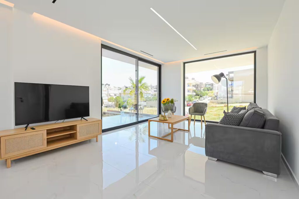 Living room (5) of City Gem Suite Heraklion Crete at KM Living