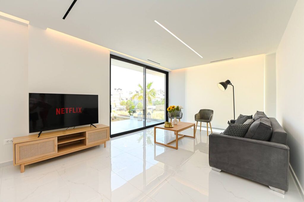 Living room (8) of City Gem Suite Heraklion Crete at KM Living