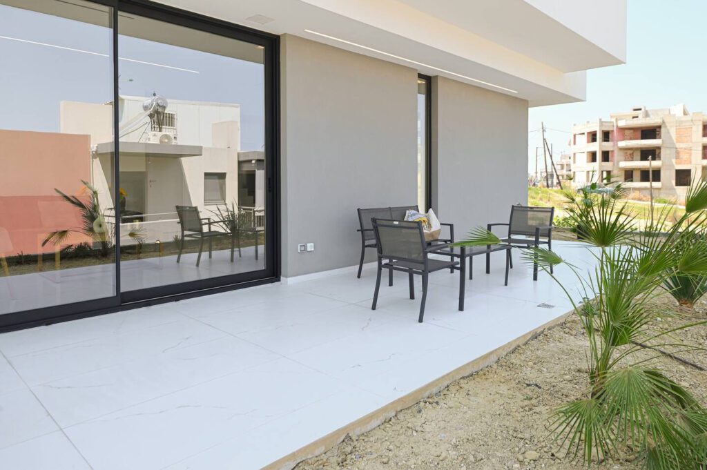 Patio (1) of City Gem Suite Heraklion Crete at KM Living