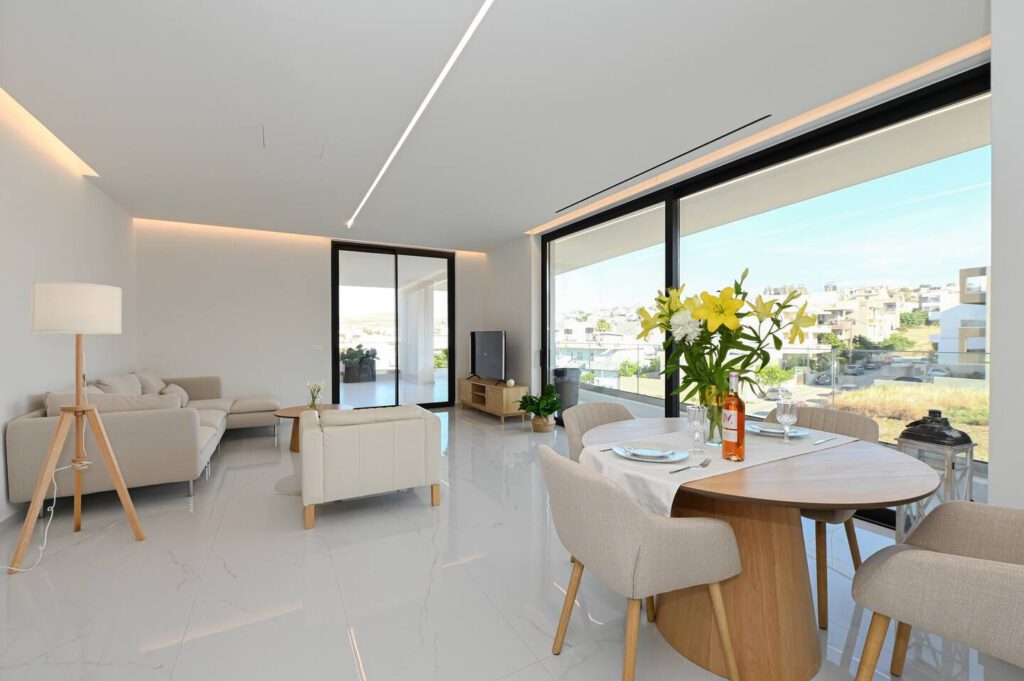 Dining Area (1) of The Grand Deluxe Suite Heraklion Crete at KM Living