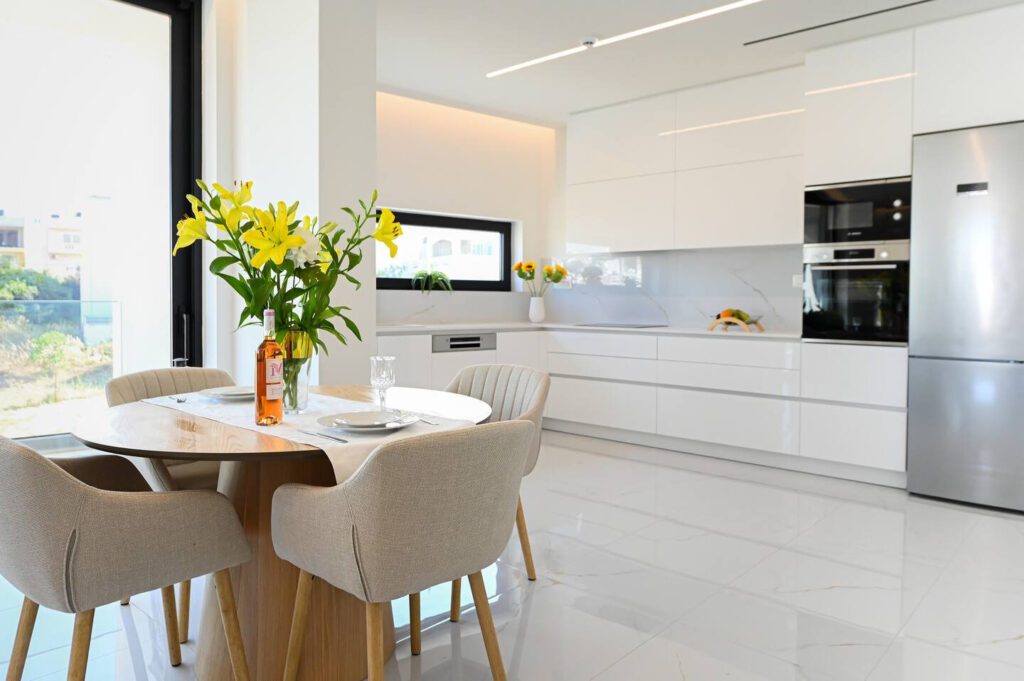 Dining Area (2) of The Grand Deluxe Suite Heraklion Crete at KM Living