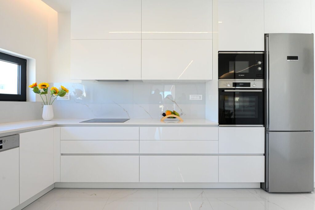 Full Kitchen (3) of The Grand Deluxe Suite Heraklion Crete at KM Living